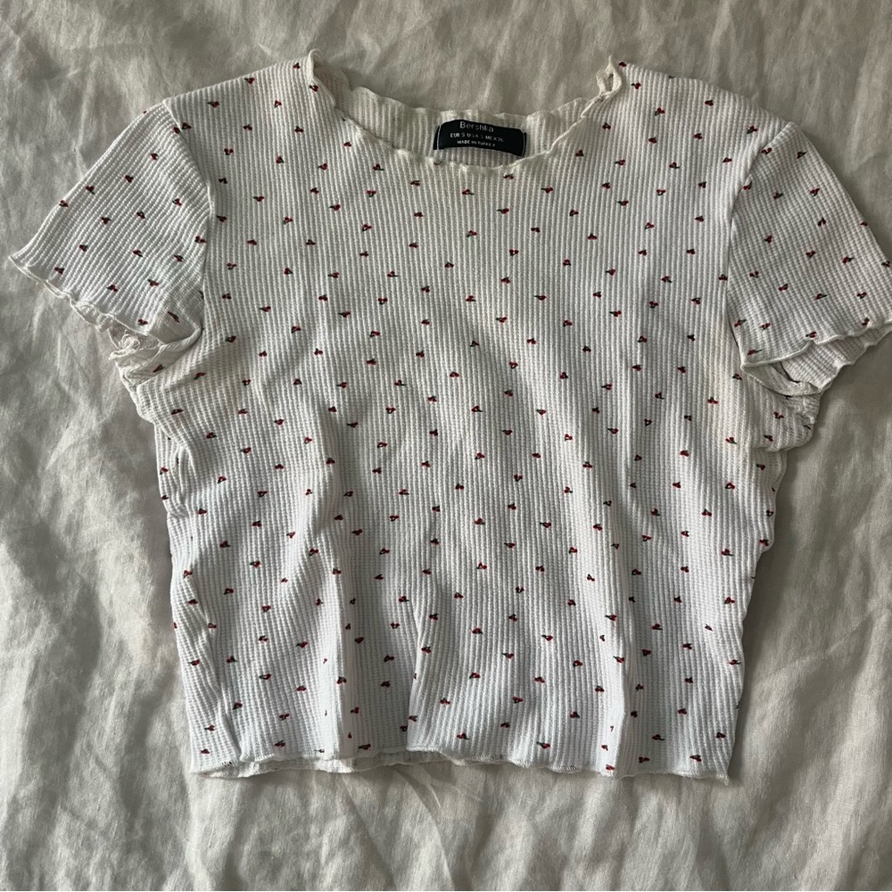 Micro cherries baby tee